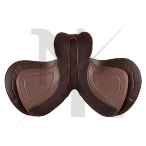 Selle de dressage d'élite de haute qualité en cuir véritable, durable, pour courses de chevaux anglais, produits d'équitation anglaise en provenance d'Inde - Product Image 3