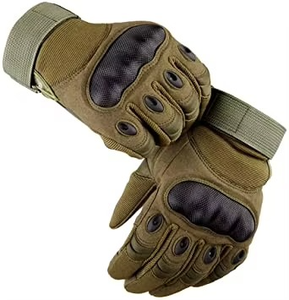 Gants d'équitation en cuir respirants antidérapants durables à demi-doigts avec fermeture à boucle compatibles avec les écrans tactiles unisexes pour l'hiver et les loisirs - Product Image 4
