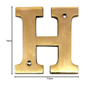 Placa de puerta numérica de latón y metal para el hogar al por mayor, letrero de letra del alfabeto para casa, letrero para apartamento, oficina, habitación, placas de premios - Product Image 6