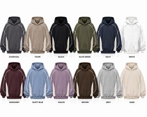 Sudadera con Capucha para Hombre, Manga Larga, Color Sólido, con Bolsillo, Informal, de Felpa, Tejida, Ecológica, Transpirable, de Spandex/Algodón, para Invierno - Product Image 6