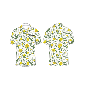 เสื้อโปโลพิมพ์ลายดอกเลมอนสำหรับผู้ชาย แขนสั้น สวมใส่สบายๆ ในฤดูร้อน เหมาะสำหรับเล่นกอล์ฟ เสื้อเชิ้ตคอปกแฟชั่นน้ำหนักเบา - Product Image 4