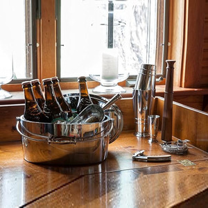 Luxury Mirror Polish Oval Stainless Steel Ice <b>Bucket</b> <b>With</b> <b>Lid</b> And Scoop Premium Party Champagne Wine Double Wall Beverage Tub - Product Image 4
