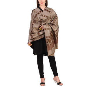 Chales de Lana de Alta Calidad para Mujer, Diseño Largo y Sólido, Moda Invierno 2026, Chales de Cachemira con Logotipo Personalizado para Damas - Product Image 6