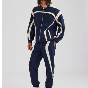 Conjuntos Deportivos de Dos Piezas para Hombre y Mujer, Cómodos, Casuales, Cortavientos de Invierno, 100% Algodón, Transpirables, Tallas Grandes - Product Image 1