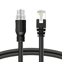 Cable Ethernet Industrial M12 X-Code de 8 Pines a RJ45 10GigE Vision S/FTP