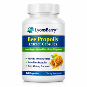 Capsules d'extrait de propolis d'abeille, soutien immunitaire, antioxydant, complément naturel, fournisseur OEM GMP pour l'exportation - Product Image 3