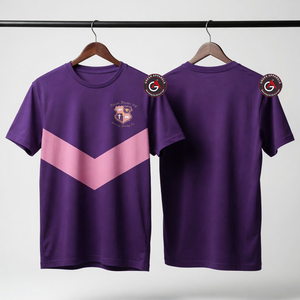 เสื้อยืดผู้หญิงผ้าฝ้าย100% แบบบางเสื้อยืดสโมสรและพี่น้องสาวออกแบบตามสั่งโลโก้ออกแบบได้ตามต้องการ - Product Image 1