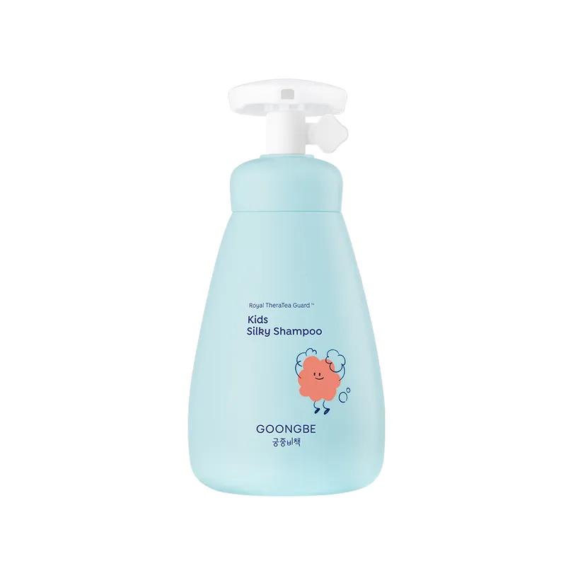 GOONGBE Silky Kids Shampoo 300ml – Gentle Baby Hair Care & Styling Shampoo for Soft, Smooth & Healthy Hair