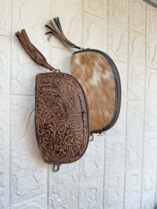 New Arrival Real Handcrafted Tooled Leather Spectacles Case Eyeglasses Holder Unisex Reading Glass Sleeve Case - Product Image 6