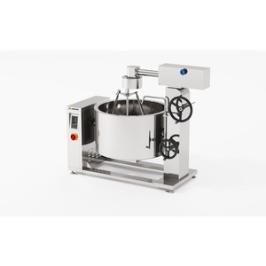 Induction Rotating Jacketed Steam Kettle Amicook 380V/440V Model wholesale sauces boil heavy weight high capacity motorized - Product Image 3
