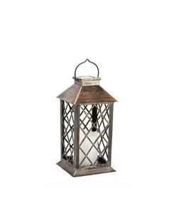 Lanterne en métal artisanale conçue pour les intérieurs de maison et la décoration de jardin avec un accent lumineux artistique - Product Image 6