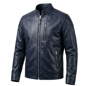 Premium <b>Men</b> <b>Leather</b> <b>Jacket</b> Stylish Genuine <b>Leather</b> Outerwear Classic Design Perfect Winter <b>Jacket</b> For Riding And Everyday - Product Image 2