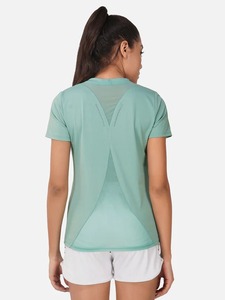 Camisetas Deportivas para Mujer, Corte Holgado, Camiseta Corta Atlética de Manga Corta para Gimnasio, Running y Yoga - Product Image 4