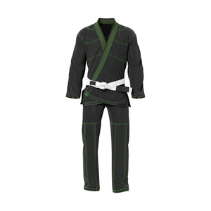 ชุดยิวยิตสู BJJ Gi คุณภาพสูง ผ้าฝ้ายยืด 100% สำหรับฝึกศิลปะการต่อสู้ รับผลิตแบบ OEM ODM - Product Image 1