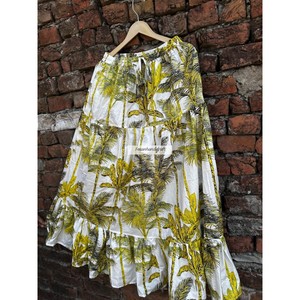 <b>Skirt</b> For Women's Indian 100% Cotton Long Maxi <b>Skirt</b> Handmade Summer Women's <b>Skirt</b> Dress <b>Boho</b> Hippies <b>Skirt</b> Beach <b>Skirt</b> - Product Image 5