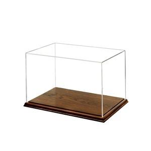 Nouvelle boîte cadeau carrée en acrylique avec couvercle en bois à charnière, rangement polyvalent, design moderne et durable pour cadeaux et friandises - Product Image 6