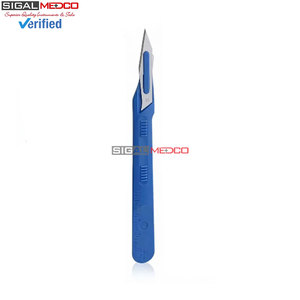 Lames chirurgicales stériles de qualité supérieure, certifiées CE, pour usage général en chirurgie, jetables, en acier inoxydable, sans plastique, scalpel. - Product Image 2