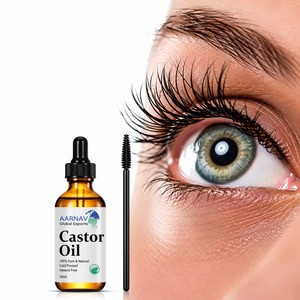 AARNAV GLOBAL EXPORTS Aceite de Ricino 30ml 100% Puro Prensado en Frío, Aceite Esencial Hidratante para el Crecimiento de Pestañas y Cejas para Todo Tipo de Piel - Product Image 1