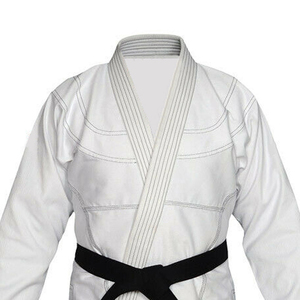 ชุดยูโด AGSH INTL BJJ คิโมโน ผ้าฝ้าย 100% สำหรับผู้ใหญ่ ตัดเย็บตามสั่ง ทนทาน น้ำหนักเบา 440 กรัม สีดำล้วน สำหรับศิลปะการต่อสู้แบบผสมผสาน - Product Image 4