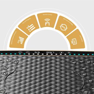 Piattaforma Fitness per Tutto il Corpo 120Hz, Macchina per Esercizi con Piastra Vibrante, Tavola Vibrante per Drenaggio Linfatico - Product Image 5