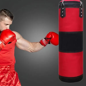 Saco de Boxeo Profesional de Cuero Resistente, Personalizable, para Kickboxing, Relleno de Arena, Entrenamiento de Gimnasio, Artes Marciales Mixtas - Product Image 5