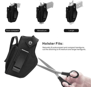 ซองใส่ปืนพกอเนกประสงค์แบบซ่อน, ซอง Iwb/<span class=keywords><strong>owb</strong></span> สำหรับผู้ชายและผู้หญิง1ชิ้นเหมาะกับมือขวาและซ้าย - Product Image 4