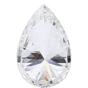 อัญมณีทรงหลวมผลิตจากควอตซ์ทรงลูกแพร์สีขาว VS2 6.79-4.30*2.86 2A การรับรอง IGI - Product Image 2