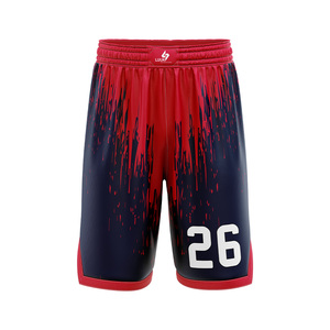 กางเกงบาสเก็ตบอลพิมพ์ลายโลโก้ทีมตามสั่ง ระบายอากาศได้ดี ซับเหงื่อ ไซส์ใหญ่ ปิดเชือกผูกเอว เอวยางยืด - Product Image 2