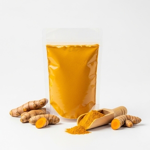 Food Grade Turmeric Root <b>Powder</b> Bright Yellow Fine <b>Texture</b> Processed From Selected Roots With Bulk Sacks For Overseas Buyers - Product Image 1