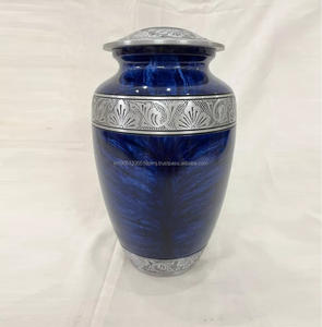 Venta al por mayor de urnas de cremación grabadas personalizadas para cenizas de adultos, grandes urnas de cremación de metal hechas a mano, proveedor - Product Image 2