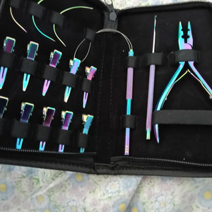 Advanced Hair Extension Plier <b>Kit</b> for Micro <b>Bead</b> Ring Installation Removal and Extension Maintenance Tools - Product Image 1