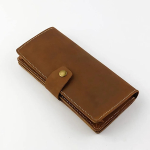 Fashionable Latest Style Men Genuine Leather <b>Wallet</b> for Men Soft Fabric Lightweight High Quality Wholesale Leather <b>Wallet</b> - Product Image 3