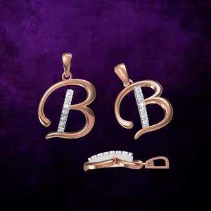 Collier élégant avec pendentif lettre B plaqué or 18 carats, charme personnalisé pour femme, cadeau idéal pour elle - Product Image 4