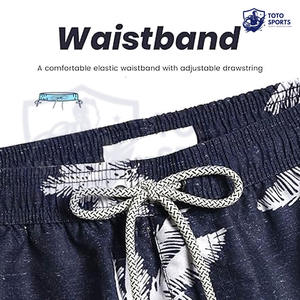 Nouveau design, meilleur fournisseur, short pour homme personnalisé, imprimé, doux, respirant, élastique à la taille, léger, pour la course à pied, vêtements d'été - Product Image 2