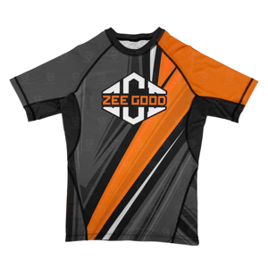Rashguard personnalisé imprimé par sublimation, Rashguard MMA BJJ OEM, Rashguard MMA pour hommes, Rashguard à manches courtes - Product Image 2