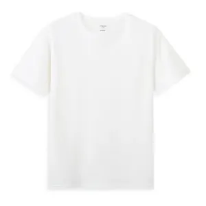 เสื้อยืดคอกลมผ้าฝ้าย 100% พิมพ์ลายโลโก้แบบกำหนดเองใหม่ สำหรับผู้ชายและผู้หญิง ดีไซน์เรียบง่าย พิมพ์ลายตัวอักษร แขนสั้น สวมใส่สบาย - Product Image 3