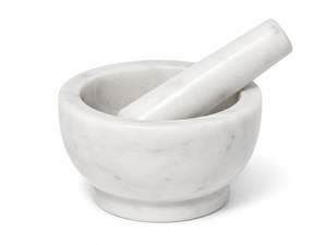 Newflourish - Juego de Mortero y Pilón de Mármol Blanco para Ajo, Apto para Lavavajillas, Ecológico y Duradero, en Oferta - Product Image 3