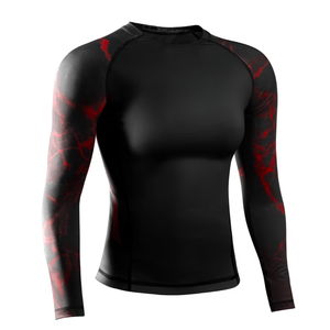 T-shirt de compression pour homme à manches courtes, coupe ajustée, couche de base, directement de l'usine OEM - Product Image 5