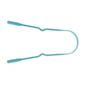 Raspador de Lengua en Forma de U, Color Turquesa, Recubierto de Acero Inoxidable, Higiene Bucal, Elimina Bacterias y Mal Aliento, Reutilizable para Adultos - Product Image 3