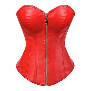 Corsé de Cuero Genuino para Mujer al por Mayor, con Bordado, Colores Personalizables, Logotipo, Diseño Transpirable, el Más Vendido - Product Image 1