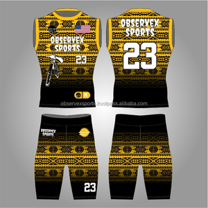 7v7 Uniform Youth <b>Compression</b> Fit Fully Sublimation Flag Football Uniform Quick Dry Breathable 7on7 Uniform - Product Image 1