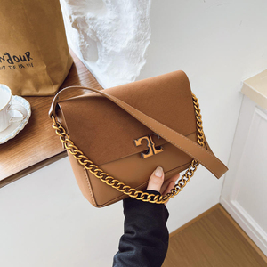 Factory Direct Wholesale Women's Vintage Faux Leather Casual Tote Bags with Chain Strap for Daily Use - Product Image 2