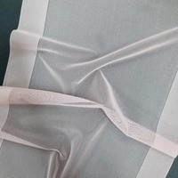 Tissu en dentelle de tulle extensible léger en Spandex/Nylon, qualité supérieure coréenne, couleur personnalisée, pour sous-vêtements, robes et mariages, fabriqué à Séoul