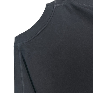 T-shirt noir ample pour homme, col rond, manches courtes, en coton, style décontracté streetwear, haut tendance - Product Image 5