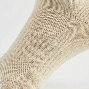 Crew <b>Socks</b> Solid Color 100% Cotton Breathable Knitted for Daily Casual Wear Adults Spring Season Standard Thickness - Product Image 5