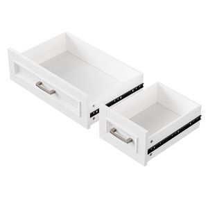 Carrello da Cucina Grande K K da 54 Pollici con 4 Ante, in Legno di Gomma, con Piano Ribaltabile e Texture Goffrata, su 4 Ruote - Product Image 2