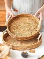 Paniers en bois tressés à la main modernes pour la cuisine, la garde-robe, le rangement des aliments, la maison, la chambre d'hôtes, le salon, la salle à manger, le restaurant, le bar