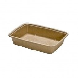 Boîte à lunch durable en bagasse de 1000 ml, emballage rectangulaire robuste pour service alimentaire extérieur, conteneur à emporter anti-fuite pour usage alimentaire - Product Image 1