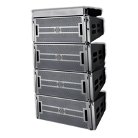 Haut-parleur Line Array externe à trois voies de performance professionnelle de grande envergure, série LS3 MRL, avec aimant néodyme, 8 Ohm 250W, enceinte en bois LF