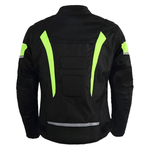 Black Green With White Color Comfortable New Arrival Competitive Price New Adult Wear Motorbike <b>Jackets</b> Wholesale Price - Product Image 5